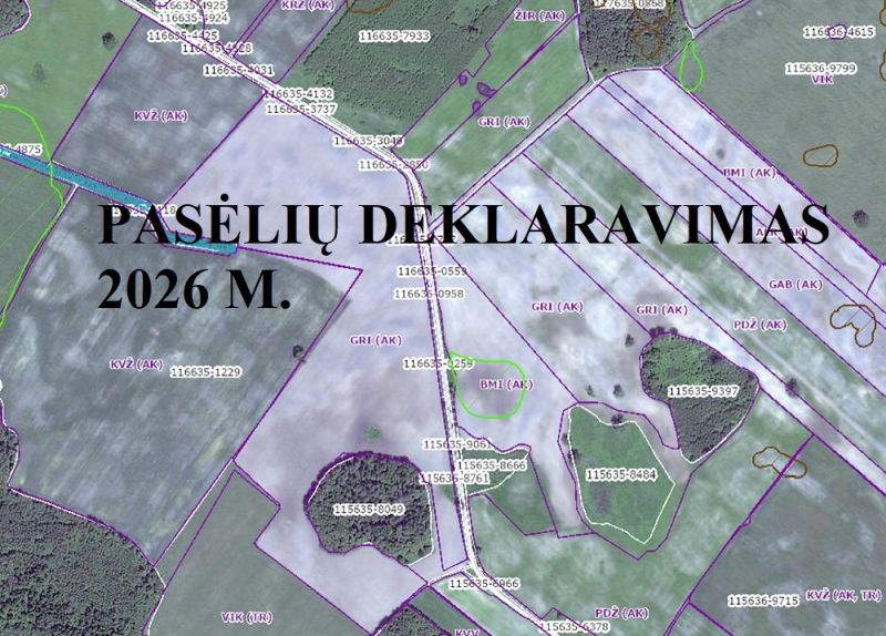 Švenčionių savivaldybė ragina ūkininkus planuoti pasėlių deklaravimą